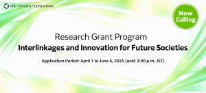 Penerimaan Proposal Toyota Foundation: Research Grant Program 2025