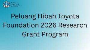 Peluang Hibah Toyota Foundation 2026 Research Grant Program